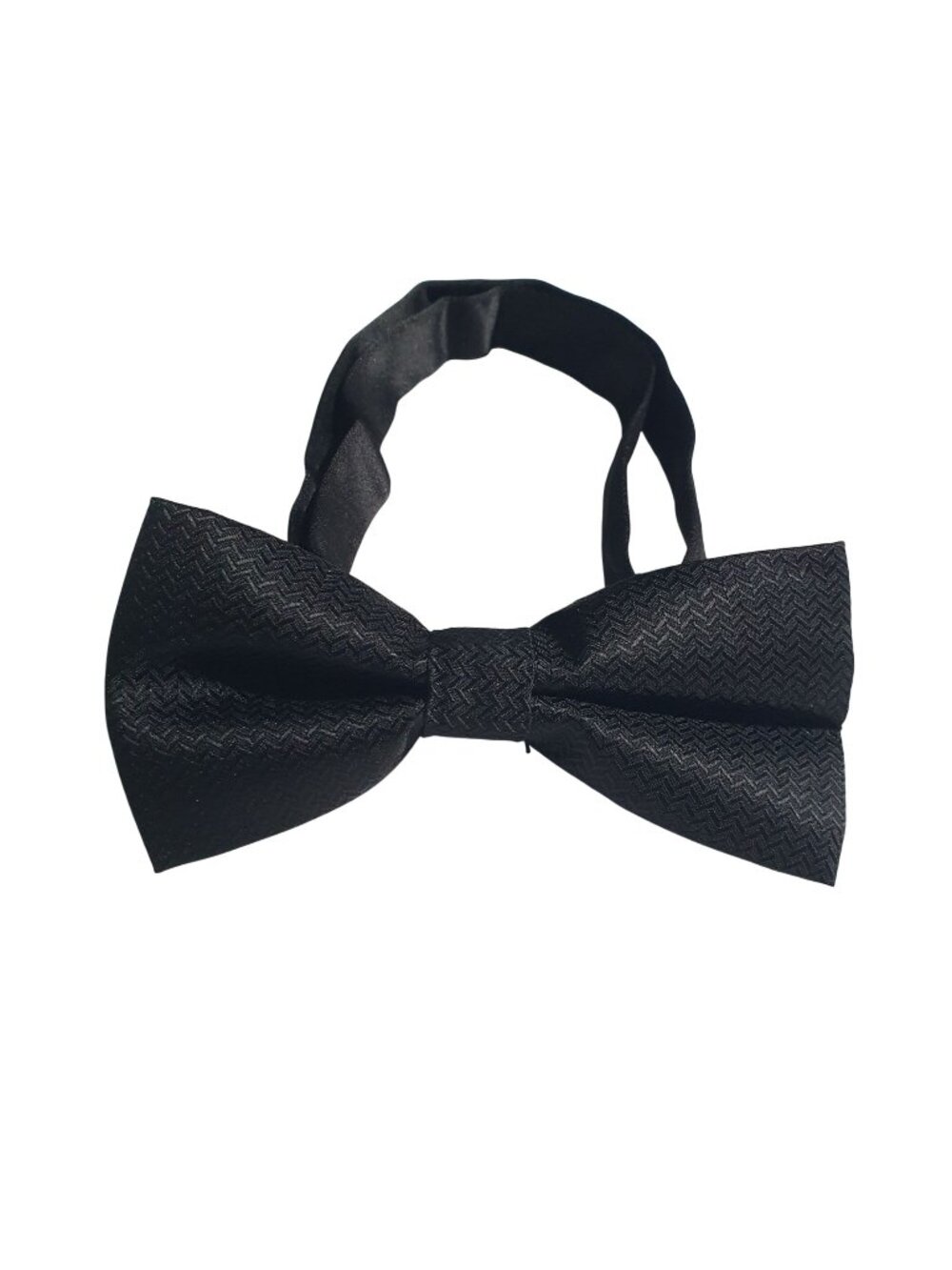 Bowtie Mens Necktie Black Formal Tie Neck Designer Work Office Dad Gift To 18"